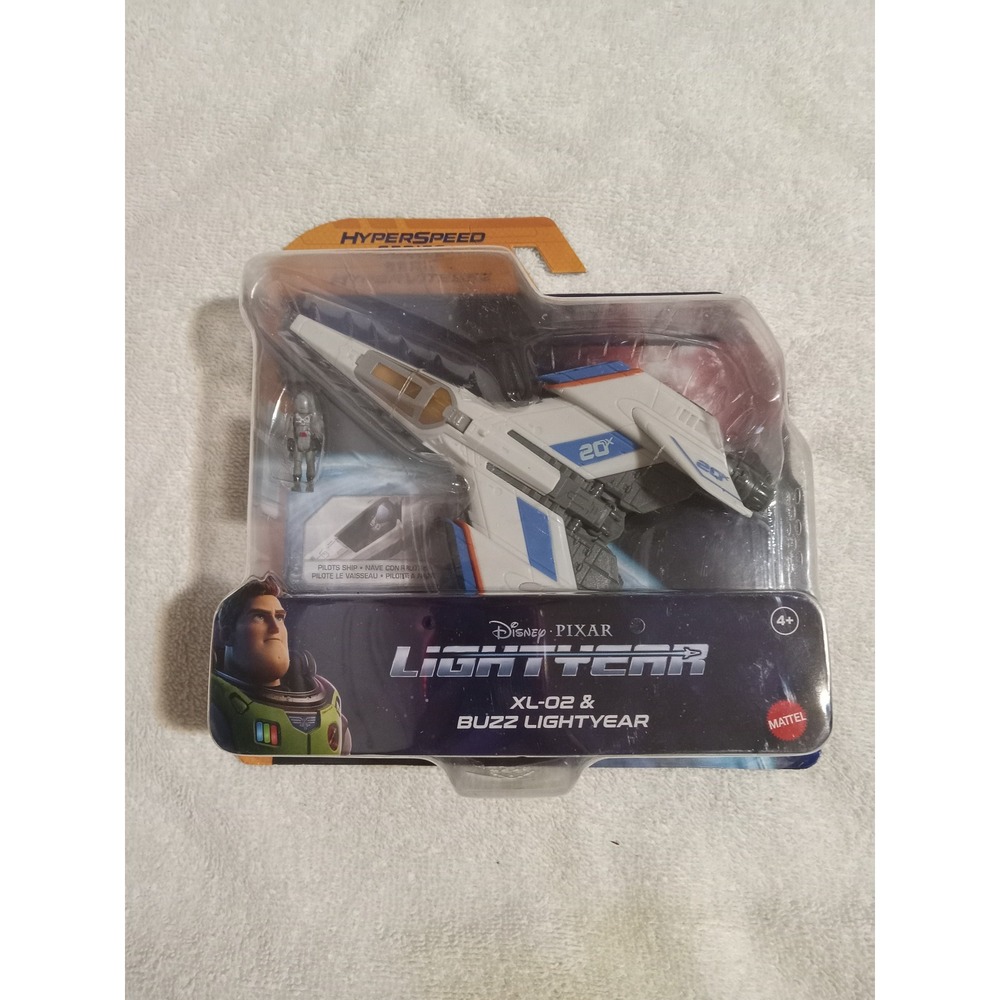 Disney Pixar Lightyear Hyperspeed XL-02 & Buzz Lightyear Spaceship NEW